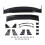 (As show, One size) Rear Spoiler Tail Wing For Universal Flat Car Diy 1