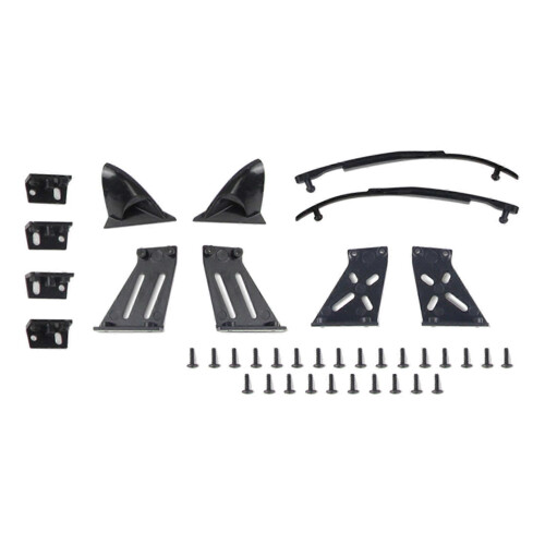 (As show, One size) Rear Spoiler Tail Wing For Universal Flat Car Diy 2