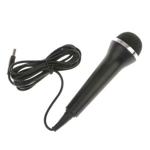 (As show, One size) USB Wired Handheld Microphone for PS3 /  One /  360 / Wii / PC 2