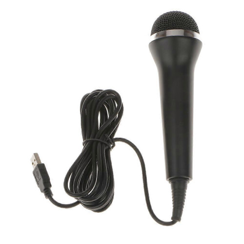 (As show, One size) USB Wired Handheld Microphone for PS3 /  One /  360 / Wii / PC 1