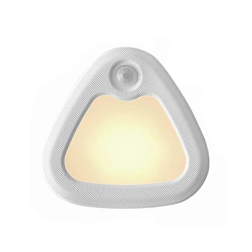 (As Show, One Size) Automatic Led Night Motion Sensor Led Lamp, With Magnetic Adhesive Strip For Bedrooms, Stairs, Hallway (Battery Not Include Light