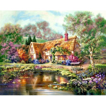 (19.6x27.6 inch, One size) Fashion Hobbies 5d Diy Diamond Painting Scenic Cross Stitch 5d Diamond Embroidery Round Rhinestones Mosaic Needlework