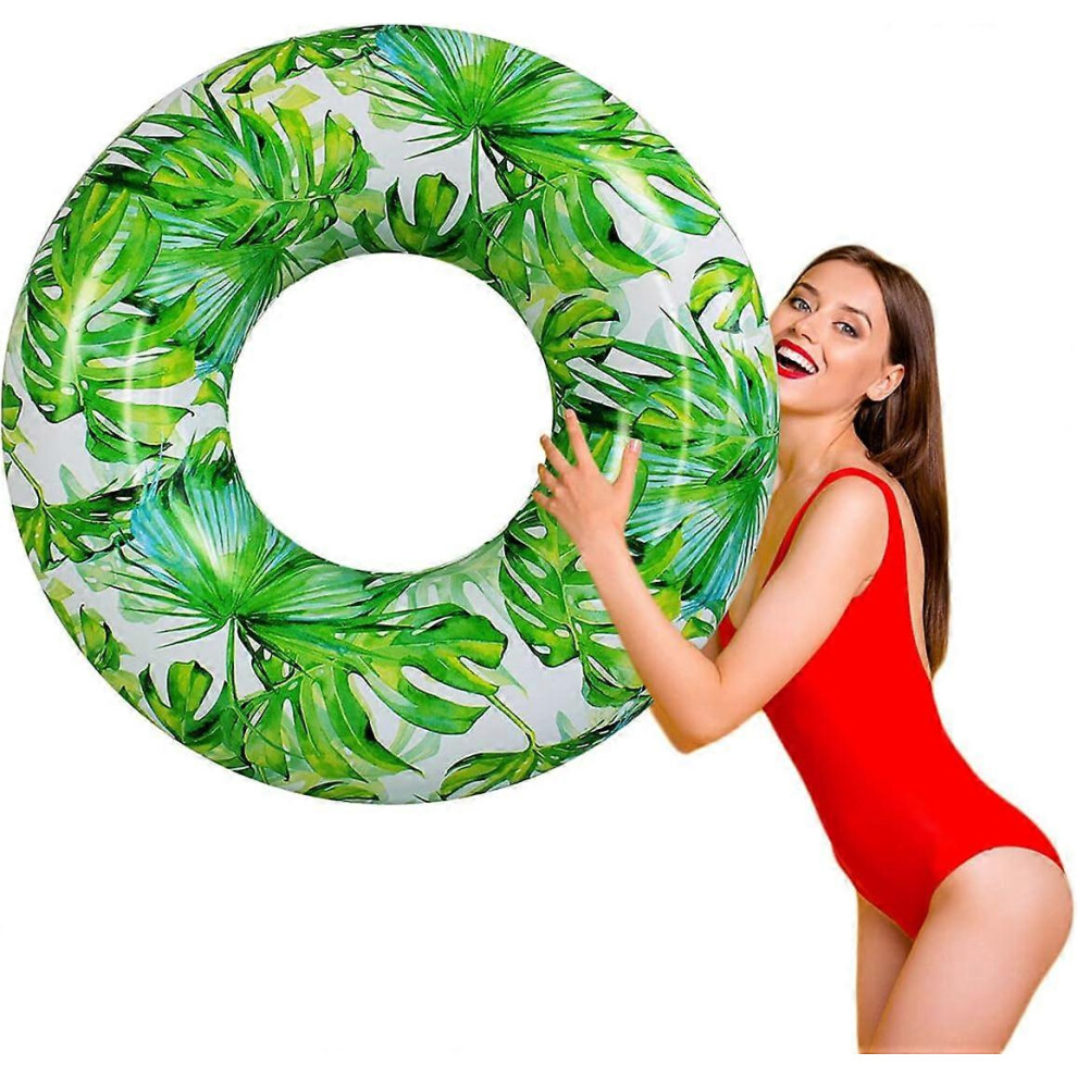 Photos - Pools Accessory Kikidex  Pool Float for Adult, Inflatable Pool Float Tube, Pool Swim Ring, Water Fun Large Blow Up Summer Beach S (As show, One size)