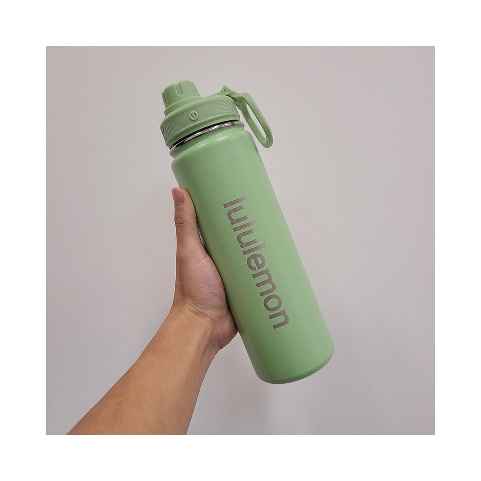 (Green, 24oz) Lululemon Back To Life Water Bottle Sport 24oz 710ml Insulated