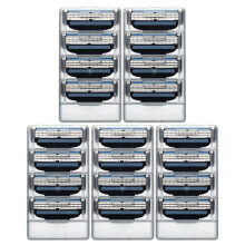 (【20个】, 默认项) Gillette Mach3 Turbo Men's Replacement Razor Shaving Blades
