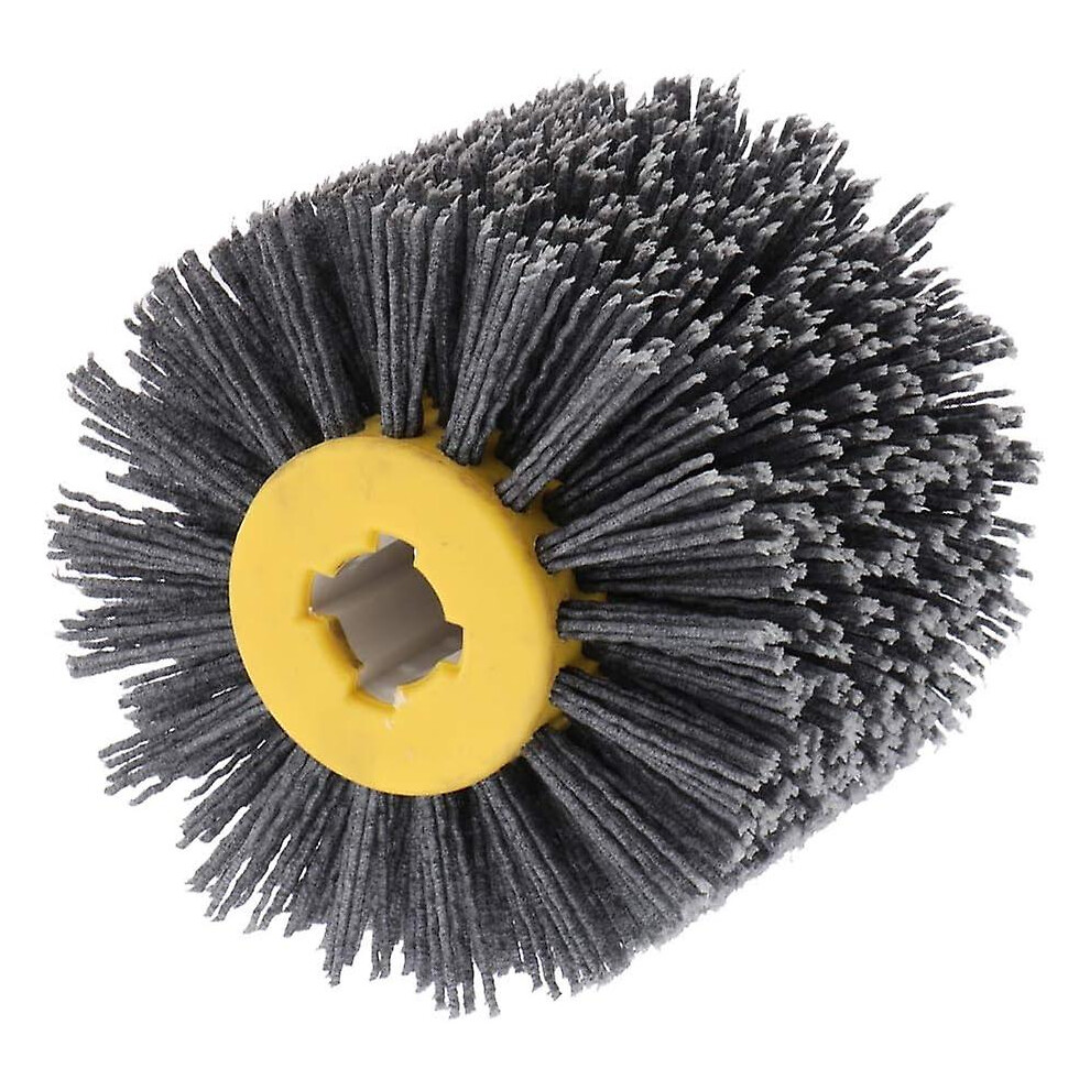 (As Show, One Size) Nylon Brush Abrasive Brush For Satin Finisher, 80-240 Grit - 80 Grit 4633503706757