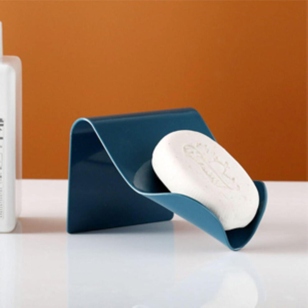 (As show, One size) Toilet Single Soap Rack, Self Arranged Single Soap Rack, Shower Rack, Soap Protector, Blue-image-OPC-PHSTCDH-NEW