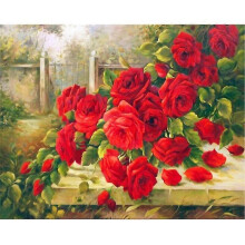 (19.6x27.6 inch, One size) Diamond Embroidery Flower Diy Resin Crystal Home Decor 5d Diamond Painting Floral Needlework Crafts Handicraft Wall Art