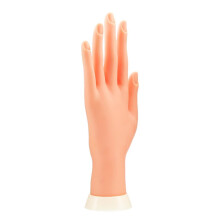 (As show, One size) Practice Hand For Acrylic Nails, Fake Hand For Nails Practice, Flexible Movable Fake Hand Manicure Practice Tool