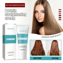 Protein Correcting Straightening Hair Cream Straight Hair Cream Smooth 60ml