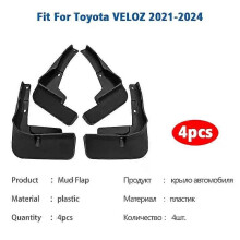 Einzigartige Vorne Hinten 4 stücke FÜR Toyota Veloz 2021 2022 2023 2024 Schmutzfänger Guards Splash