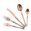 20 Piece Luxury Flatware Set Dishwasher Safe Service for 4 1