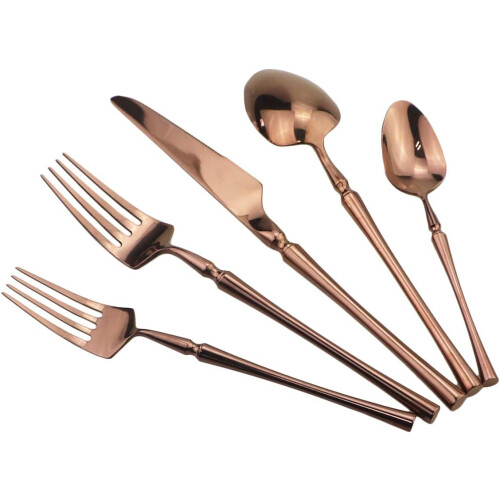 20 Piece Luxury Flatware Set Dishwasher Safe Service for 4 1
