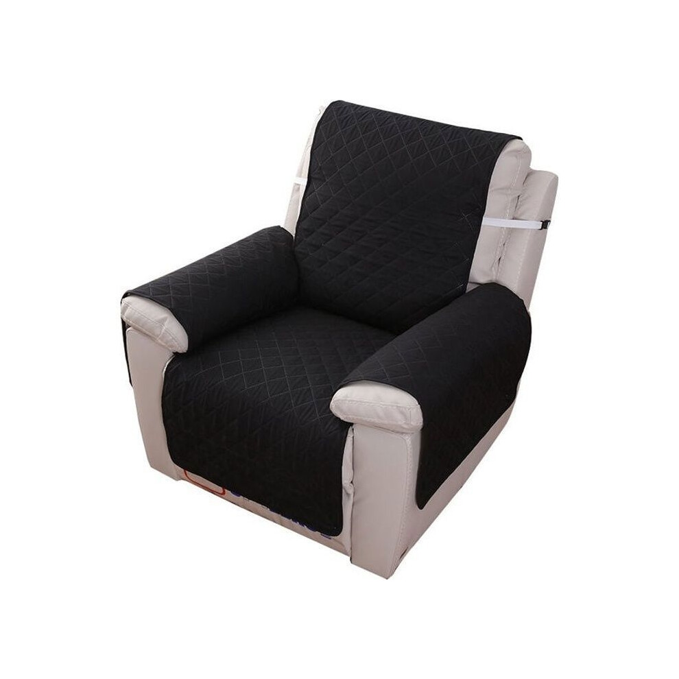 Housse de protection imperméable pour fauteuil inclinable 1 place, pour chambre à coucher (noir 55 x 200 cm)
