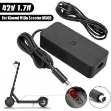Chargeur 42 V 17 A, prise UE, adaptateur de batterie pour trottinette électrique Xiaomi Mijia M365