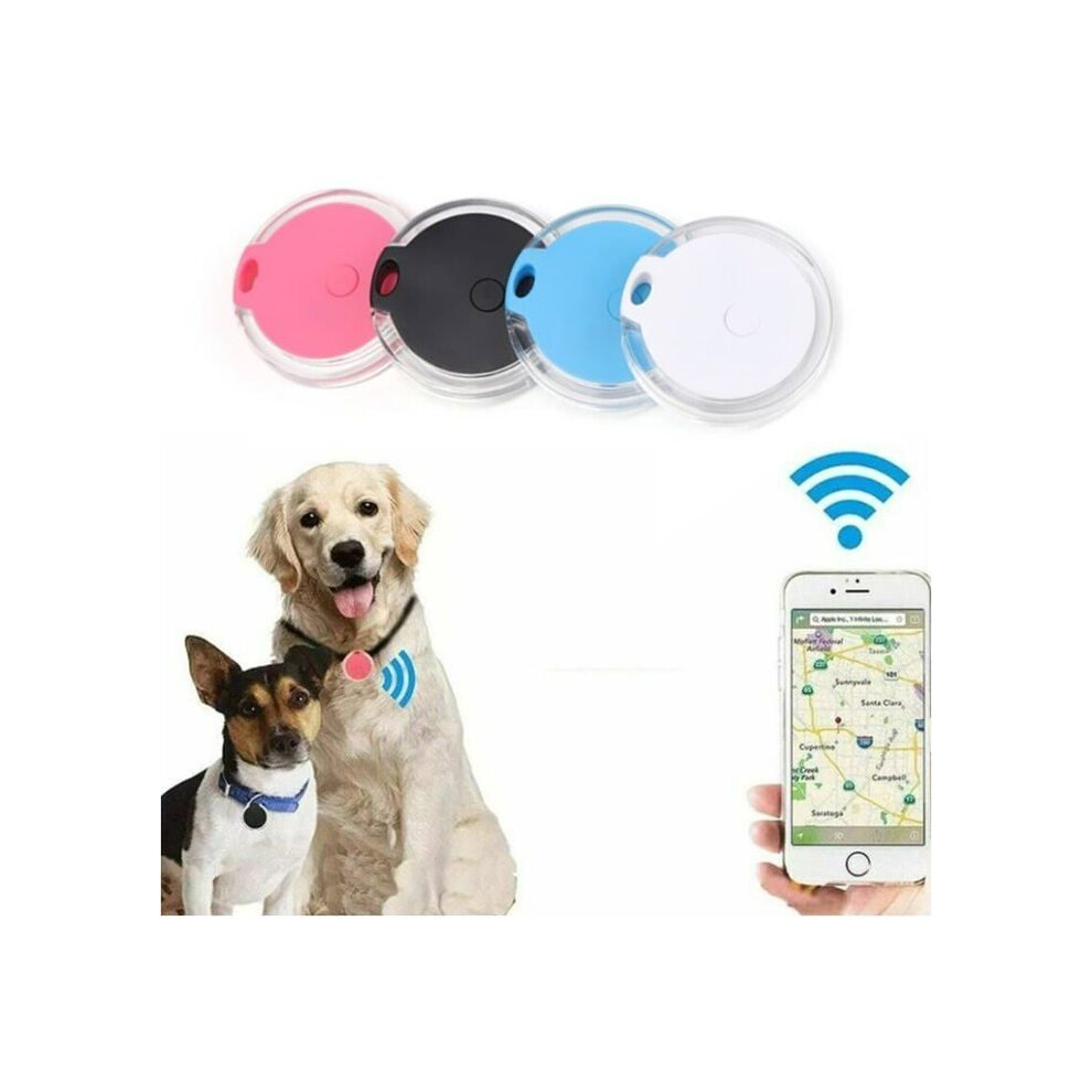 Lot de 4 colliers GPS anti-perte pour chien, localisateur de chats avec alarme pour animaux de compagnie, gaine pour sangle