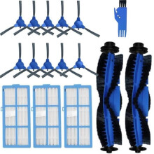 Kit d'accessoires pour Proscenic 850T, Ultenic D5s Pro, Ultenic D5s Pro+ - AQSACOKIYA - Bleu - Caoutchouc, Tissu