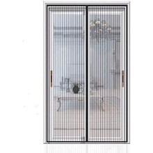 Moustiquaire magnétique pour fenêtre, anti-moustiques, anti-mouches, 120 x 220 cm, noir
