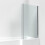 NES Home Nes Home Chrome 795 mm L-Shaped Hinged Bath Screen 1