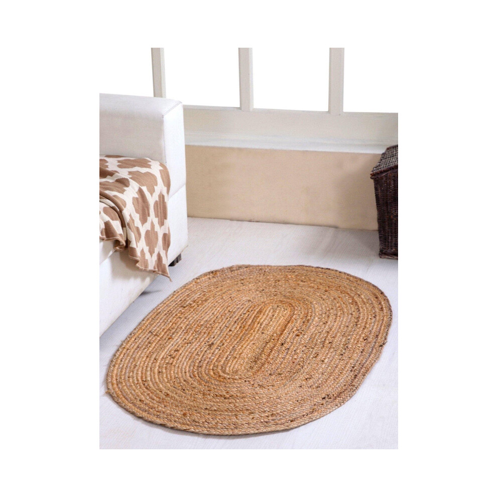 DHAKA Oval Kitchen Rug Hand Woven Jute (DHAKA60X180V)-image-OPC-PHSV57R-NEW