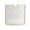 Fire Screen - Iron - L13 x W61 x H61 cm - Brass 1
