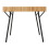 Seconique Treviso Dining Table - L90 x W150 x H76 cm - Light Oak Effect/Black 2