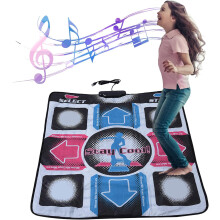 Dance Pad, Non-Slip Wear-resistant Dancing Step Dance Mat Pad Dancer Blanket t with USB for PC.