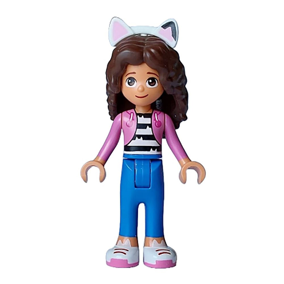 Lego Gabby's Dollhouse Gabby In Jacket With Ears Minifigure From 10796 Pink