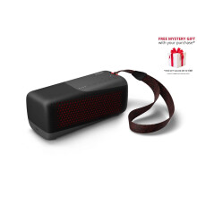 (Black) Philips TAS4807 Audio Wireless Bluetooth Waterproof IP67 Speaker - Free Gift RRP 10!