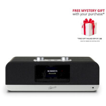 (Black) Roberts Blutune 300L Bluetooth & DAB Sound System - Free Gift Valued SRP of 30!