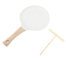 Multifunctional Flat Nonstick Crepe Pancake Pan for Roti Egg Omelet Tortilla