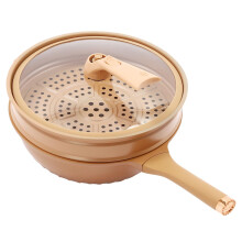 Multifunctional Non-Stick Clay Wok for Micropressure Induction Bottom 12.6in