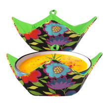 2 Pcs Microwave Safe Hot Bowl Holder Hot Soup Bowl Potholders Multipurpose Bowl Cozies for Soup Bowls