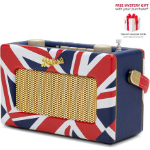 (Union Jack) Roberts Revival Uno BT Retro DAB+/FM Portable Radio with Bluetooth – Free Gift RRP 15!