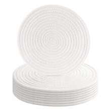 8 Set Heat Resistant Trivets Countertop Potholders for Kitchens 10 Inch