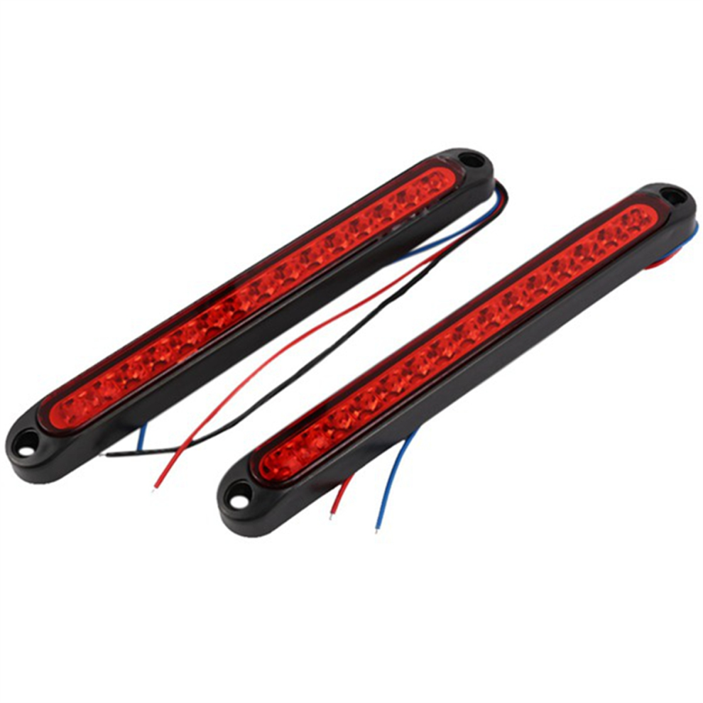 2Pcs 10 Inch 15 Led Trailer Truck Rv Stop Tail Rear Brake Turn Light 4854095328749