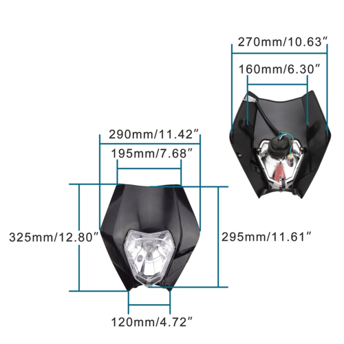 Προβολέας LED μοτοσικλέτας για EXC SX XCW 125 150 250 1