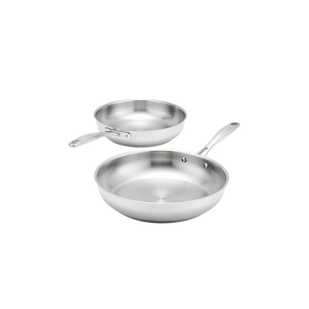 Stellar 7000 Profile Twin Stainless Steel Frypan Set
