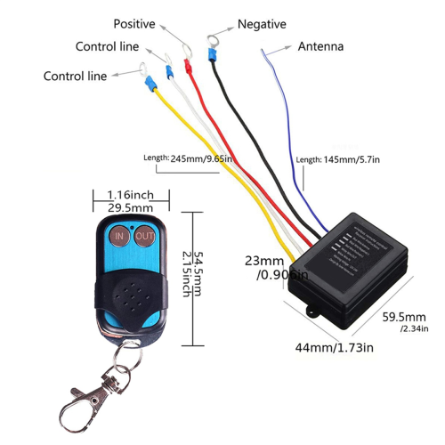Receptor y Control remoto de coche eléctrico para niños, Control remoto Receptor y Control remoto de coche eléctrico para niños, Control remoto