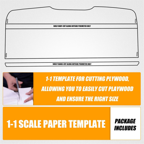 DIY Sprinter Van Headliner Shelf Kit for Sprinter High Roof 1