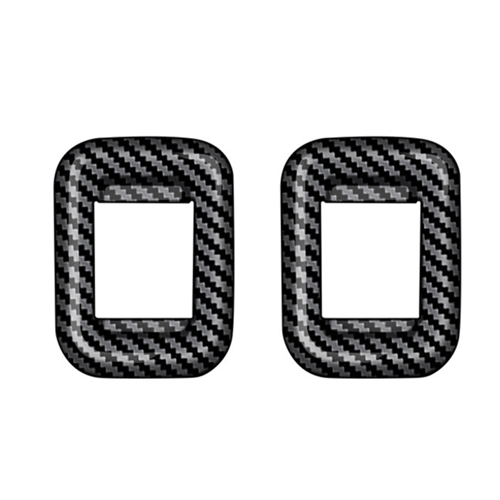 Car Window Lift Switch Trim Sticker For Carbon Fiber Pattern 4854095340529