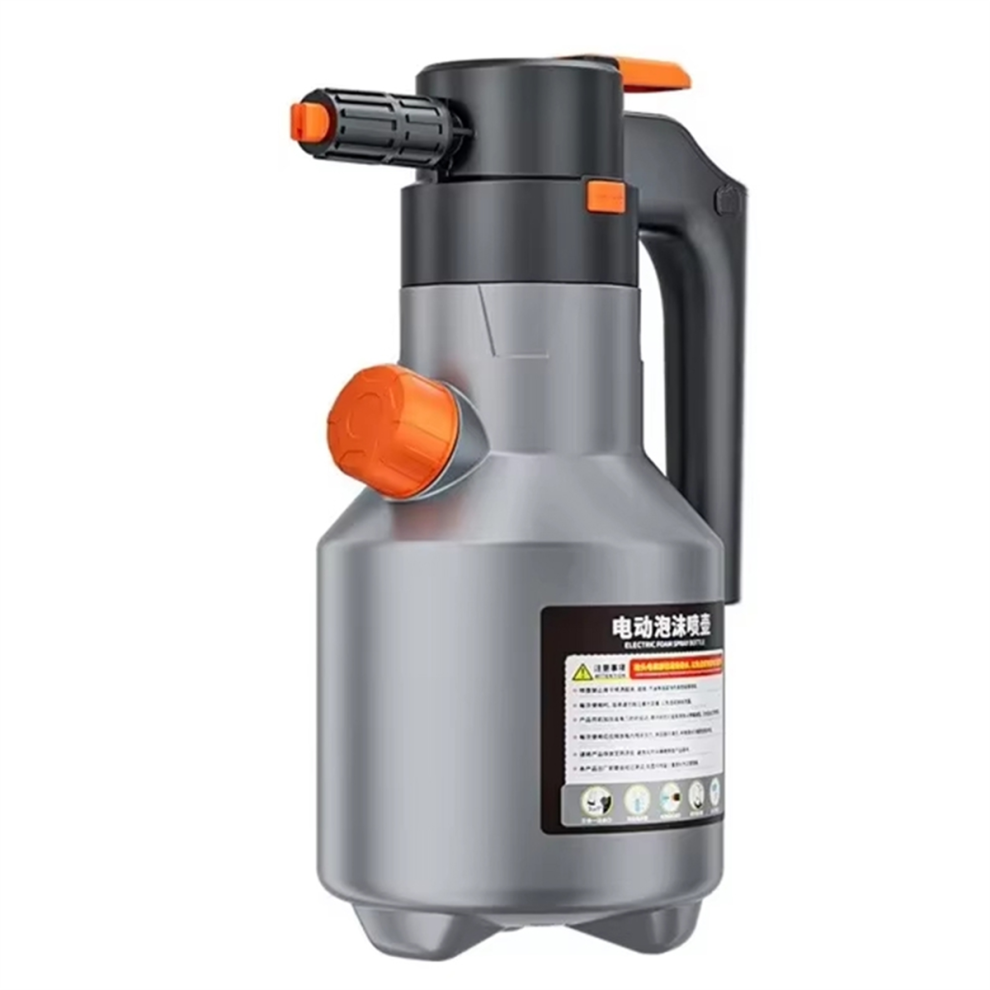 Car Wash Sprayer Electric Foam Sprayer Handheld Professional 2L Gray 4854095340703