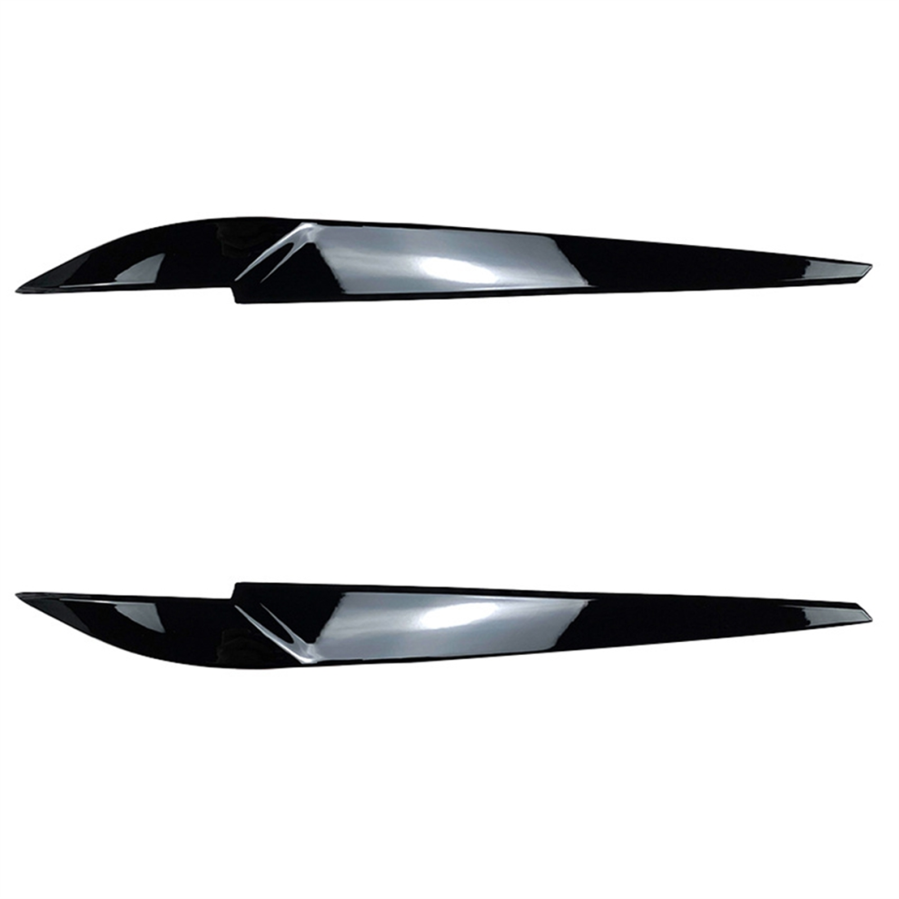 Car Front Headlight Eyebrow Lamp Brow Cover Trim For Black 4854095340673