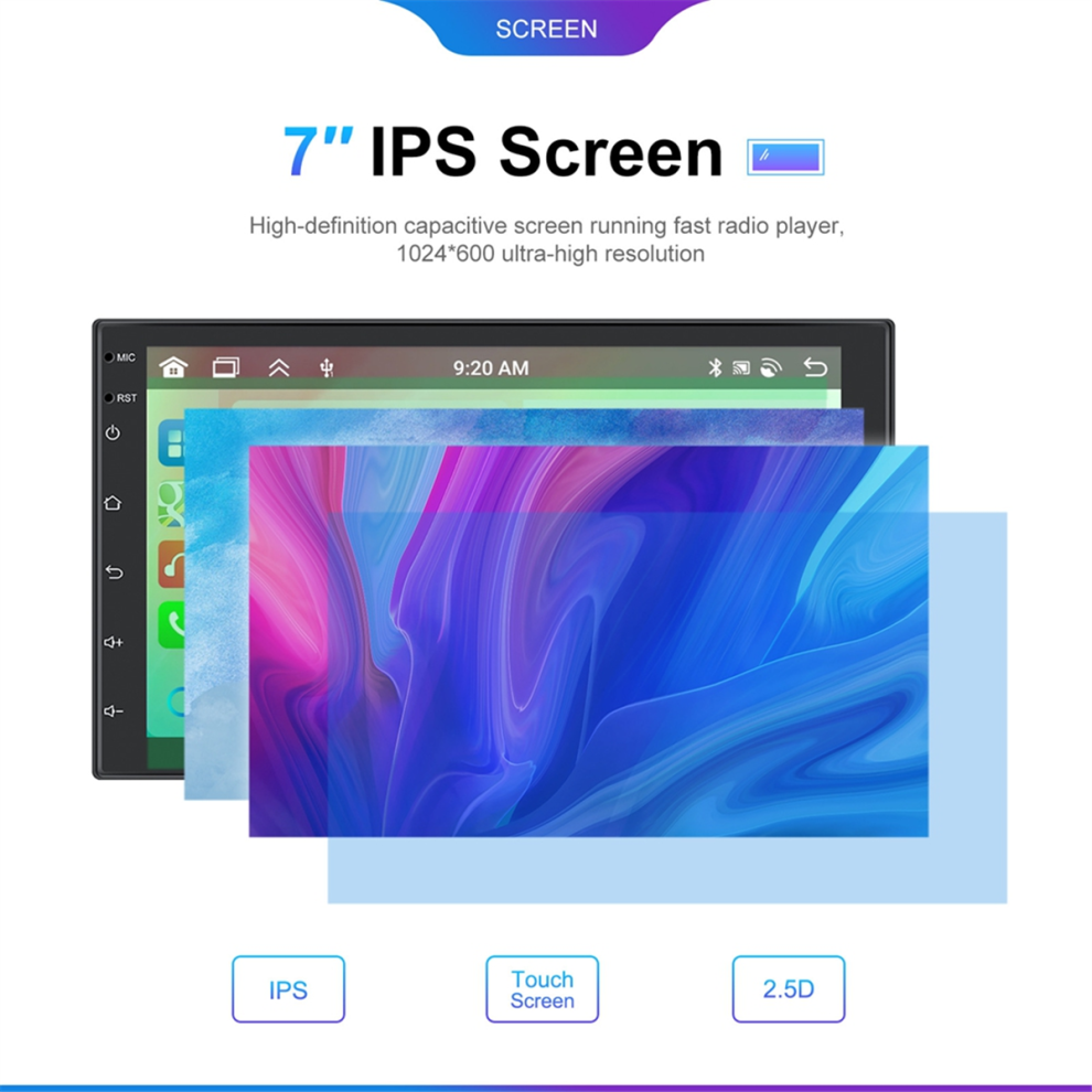 4G+64G 7In Android 13 2Din Wireless Carplay Android Auto Car Radio 4853464467812