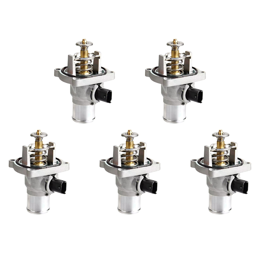 5Pcs Car Engine Coolant Thermostat Assembly Housing For Aveo 4853464470720