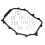 Espaçador de plenum de admissão de escudo térmico de 5/16 polegadas para 5