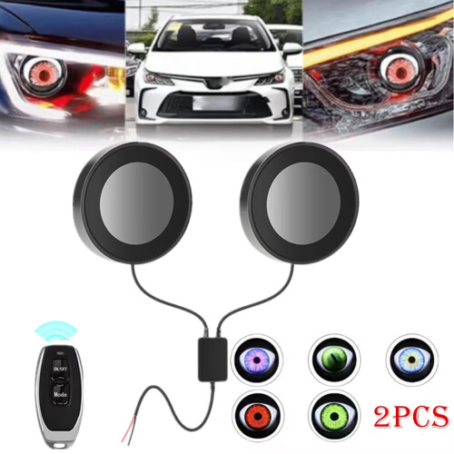 LED Προβολείς Αυτοκινήτου Devil Eyes Διακόσμηση Φως Devil Eye 1