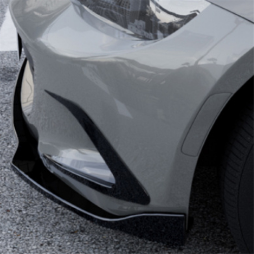 Spoiler pentru split bara față auto, negru strălucitor 2