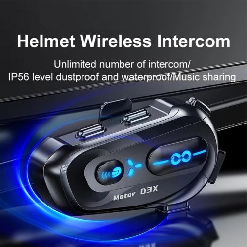 Motorfiets Bluetooth Helm Headset Half-Duplex Intercom 2