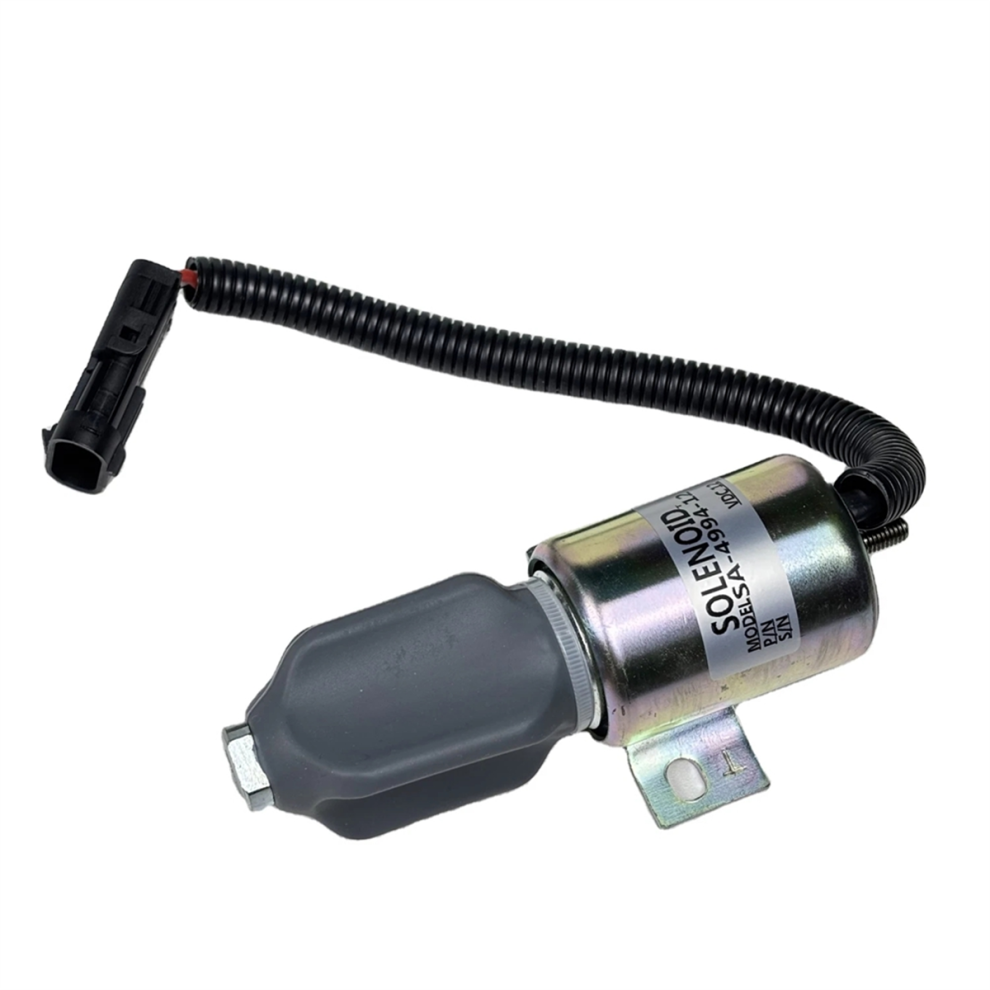 12V Fuel Shutoff Solenoid Sa-4994-12 Woodward 4853464479433